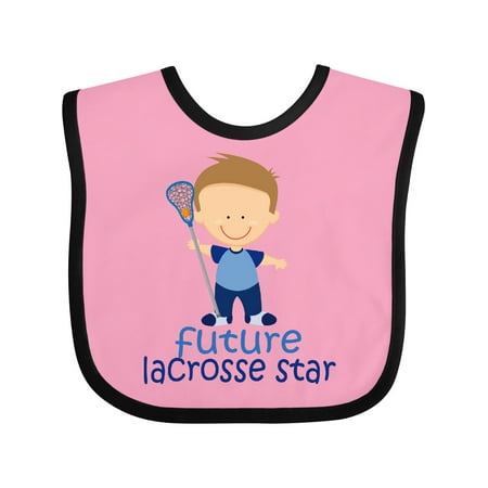 

Inktastic Future Lacrosse Star Gift Baby Boy Bib