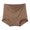 #02Coffee, variant on Women's High Rise No Show Underwear, Breathable Tummy Control Briefs, Seamless Comfortable Panties Ideal for Jeans and Dresses, Assorted Colors Light Purple XL