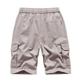 thumbnail image 4 of cllios Clothes Under $5 Men's Cargo Shorts Relaxed Fit Multi Pockets Shorts Outdoor Military Shorts Breathable Workwear Cargo Shorts, 4 of 5