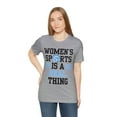 thumbnail image 3 of DJH Apparel | Women's Sports Is A Real Thing Volleyball Unisex Tshirt, 3 of 7