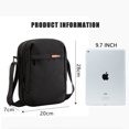 thumbnail image 6 of Tinyat Men Crossbody Bag 8 Pockets Messenger Business Shoulder Bags for Casual Travel Black, 6 of 7