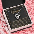 thumbnail image 4 of Daughter, Most Beautiful Chapters - Daughter Birthday, Mom And Daughter Gift, Valentine's, Mother's Day, Daughter Graduation Gift - Forever Love Necklace - White Gold or Yellow Gold - Gift Box, 4 of 5