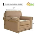 thumbnail image 6 of Easy-Going Super Stretch Sofa Slipcover Non Slip Couch Cover, Chair Size, Grayish Green, 6 of 7