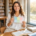 thumbnail image 4 of Sticky Notes, Post It Notes 6 Fresh Colors Strong Adhesive Removable Curved Surface No Bleed for Office Home College by Xuniizn, 4 of 7