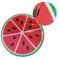 thumbnail image 4 of COMFY FLOATS Mesh Memory Foam Roll Up Pool Float Lounger, Watermelon, 4 of 5