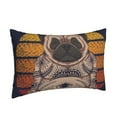 thumbnail image 2 of EasygdpPug Dog Yoga Polyester Fiber Double-Sided Pillowcase,Super Soft,Comfortable And Luxurious Pillowcase,Not Easy To Break Or Deform- 20"X30", 2 of 9