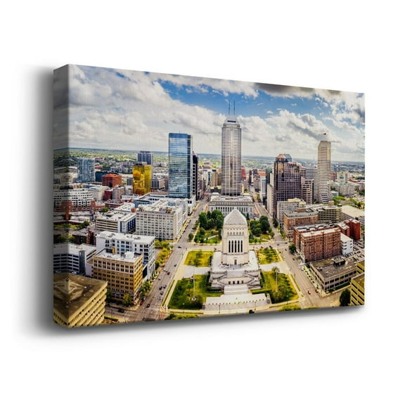 Merge I Premium Gallery Wrapped Canvas - Ready to Hang