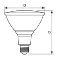 thumbnail image 2 of Philips 13.5W Dimmable PAR38 FL25 LED Bulb - 5000k Daylight - 90w equiv., 2 of 4