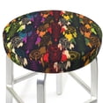 thumbnail image 3 of Susaid Colorful Dreamcatcher Print Elastic Bar Stool Cover Personalized Washable Stool Cover for Barbershop Home Bar Kitchen-12 inch, 3 of 7