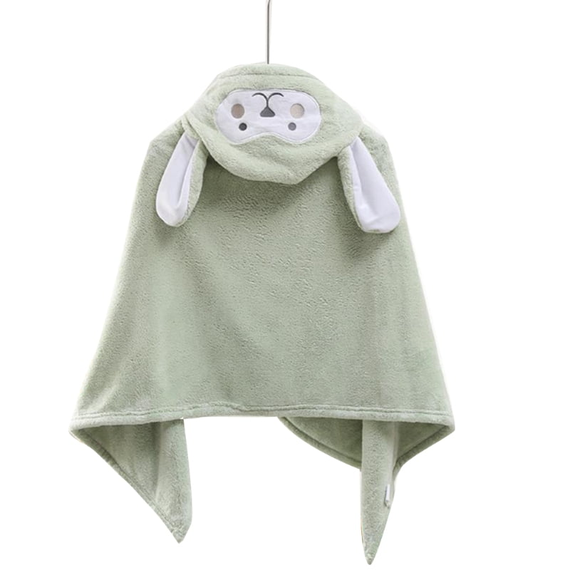 Cartoon Baby Bath Towel Coral Velvet Poncho Softs Towels Wrap Cloak For Boy Girl 