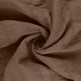 thumbnail image 5 of Olyvenn Stylish Womens Tops Dressy Casual Lantern Long Sleeve Shirts Spring Outfits Textured Business Blouses V Neck Button Down Shirts Brown 6, 5 of 5