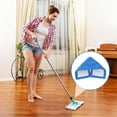 thumbnail image 4 of Stri Microfiber Dust Mop Refill Mop Head Covers Replacement Coral Mop Pad for Household Cleaning (Blue), 4 of 7
