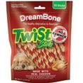 thumbnail image 2 of (4 pack) DreamBone Twist Sticks Rawhide-Free Chews for Dogs, with Real Vegetables and Chicken, 50 Count, 2 of 11