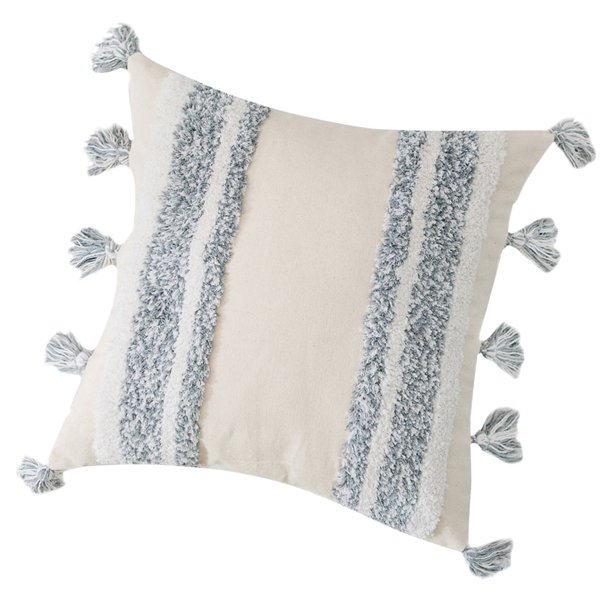 Moyic Throw Pillow Cover Sofá decorativo Funda de almohada Boho Hecho a mano Borla Funda de cojín para sofá Dormitorio Coche Decoración del hogar No.01 Moyic HA003691-01