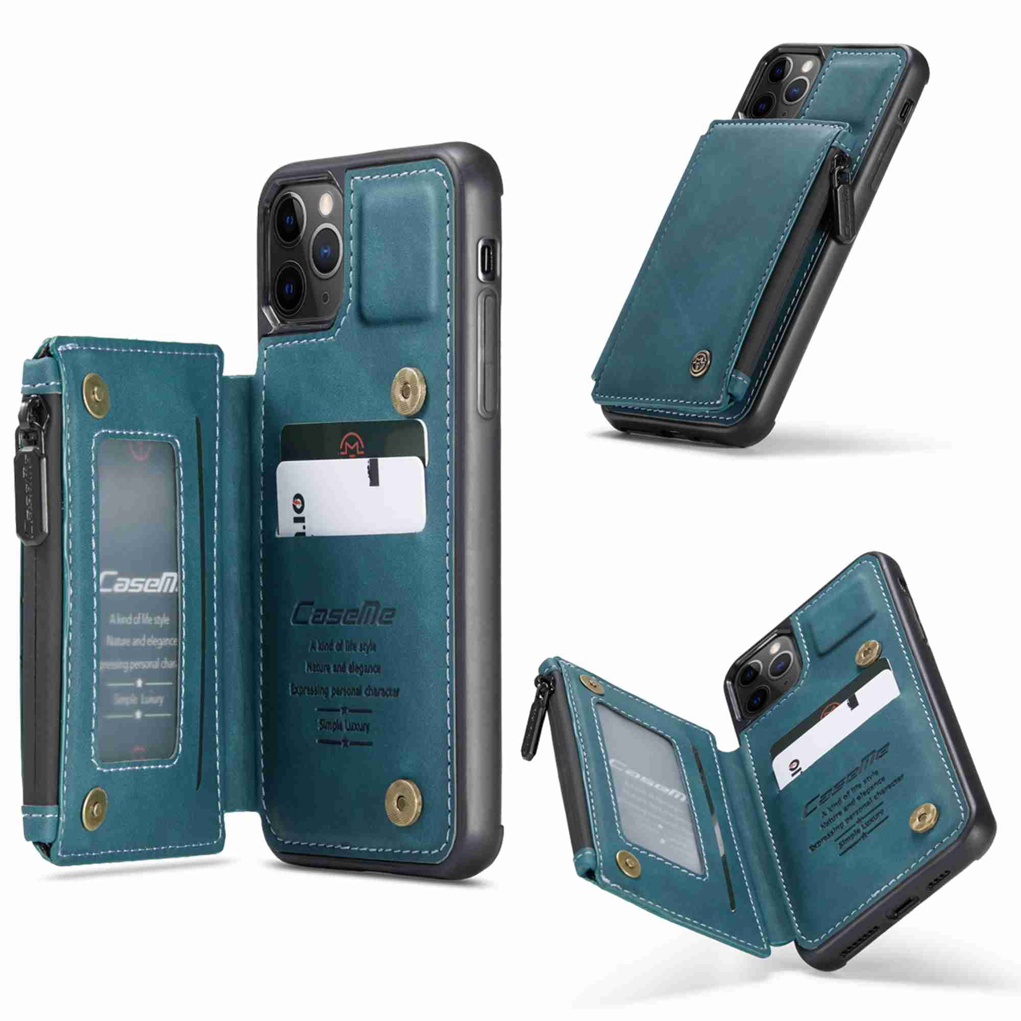 Dteck iPhone 11 Pro Max Case Wallet with Card Holder, RFID Blocking
