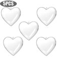 thumbnail image 1 of 5 unids/set árboles de Navidad de plástico transparente acrílico en forma de corazón bola rellenable adorno transparente regalo presente caja Decorati LingWen 8390605177491, 1 of 1