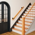 thumbnail image 4 of Petoto 3.9 ft Exquisite Solid Wood Staircase Handrail, Non-Slip Indoor Stair Railing for Home, 4 of 9