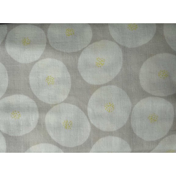 Muddy Works-Kokka Mini Anpan Cotton Material Double Gauze-Sewing Fabric Half Yard, 44"