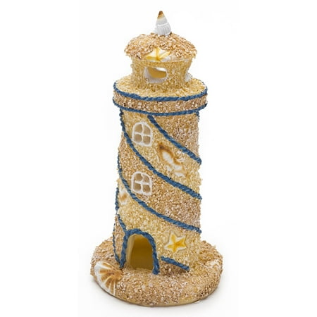 Seashell Tank (Pen-Plax RR1050 Lighthouse with Seashell Sculptures Aquarium Ornament, Made of high-quality resin By Pen)