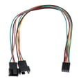 thumbnail image 2 of Cable de conector de ventilador para PC 1 A 2 Ways Connector PWM Fan Fuente De Alimentación Y Splitter Extension Cable 30CM Magideal Cable de conector de ventilador para PC, 2 of 7