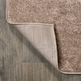 thumbnail image 4 of JONATHAN Y SEU100J-5R Haze Solid Low-Pile Brown 5' Round Area Rug, Coastal Bohemian, Pet Friendly, Stain Resistant, Easy to Clean, for Living Room; Kitchen, Bedroom, 4 of 5