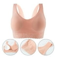 thumbnail image 4 of Women's Medium Support Sports Bras 3-Pack, Thin Straps, Wire-Free, Yoga & Activewear, 4 of 5