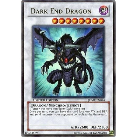 Enc Card - Yugioh Dark End Dragon (JUMP-EN044) - Shonen Jump Magazine Promo Card - Promo Edition - Ultra Rare by Yu-Gi-Oh!