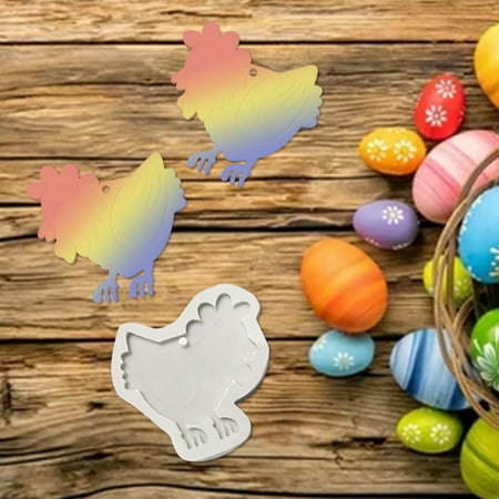 

Toyfunny DIY Easter Hen Silicone Molds Cake Molds Baking Tools Candle Molds Biscuits Molds Epoxy Molds