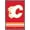 Barnwood Framed Version, variant on NHL Calgary Flames - Logo 21 Wall Poster, 22.375" x 34"