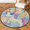 Multicolour 1, variant on CURLYOOT Round Rug 3ft Cartoon Holiday Nutcrackers Area Rug, Washable Circle Mat Non Slip Floor Carpet Mat, Soft Indoor Rugs for Entryway Living Room Dining Room Bedroom