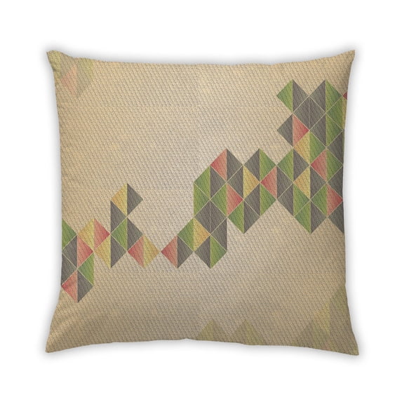 Ahgly Company Outdoor Square Contemporary Throw Pillow, 18 inch by 18 inch