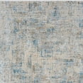 thumbnail image 6 of HomeRoots 554390 2 x 3 ft. Blue & Ivory Abstract Rectangle Area Rug, 6 of 11