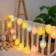 thumbnail image 5 of Luces De Cadena De Plástico Guirnalda de luces de Pascua con pilas, 1 unidad, para decorar huevos de Pascua con 8 modos de iluminación para interiores y exteriores. JASKFLY, 5 of 6