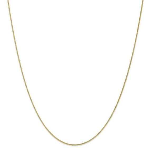 10k Yellow Gold 1mm Spiga Chain Necklace - 2.7 Grams - 18 Inch - Lobster Claw