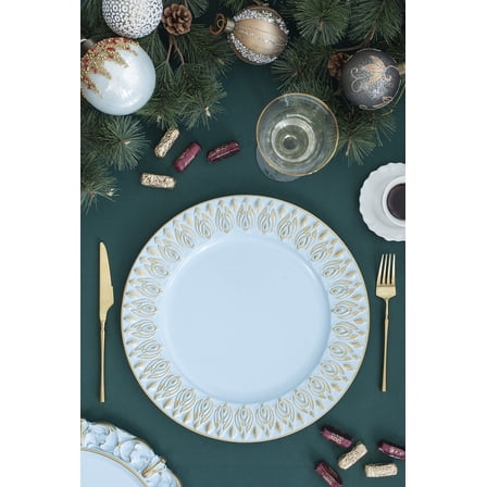 8 Pack Plastic Charger Plate, D14"