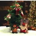 thumbnail image 2 of Adornos para árboles de Navidad, adornos navideños de felpa colgantes Papá Noel, muñeco de nieve, renos, 2 of 5