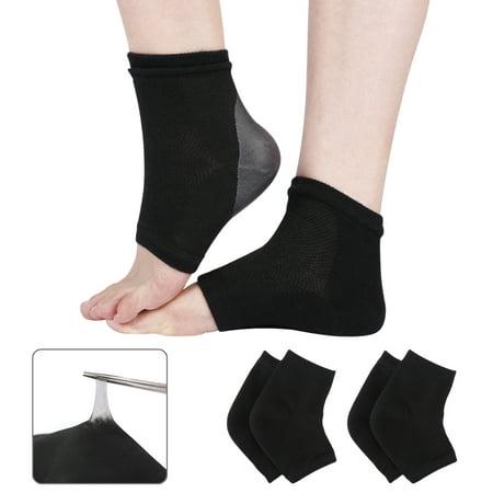 United States Men's Gel Socks -Anti-cracking half socks for Dry Cracked Heels, Spa Gel Socks Humectant Moisturizer Heel Balm Foot Treatment Care Heel Softener (Best Treatment For Dry Heels)