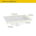 thumbnail image 2 of American Standard Town Square S Countertop Fireclay Sink with 8-in Faucet Holes in White, 2 of 7