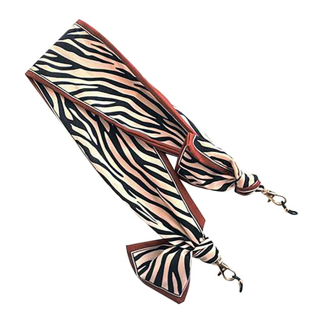 Less Than 5 Screwdriver Trend Silk Scarves Ribbon Mask Mlings Glasses Two-use Rope Glasses Chain