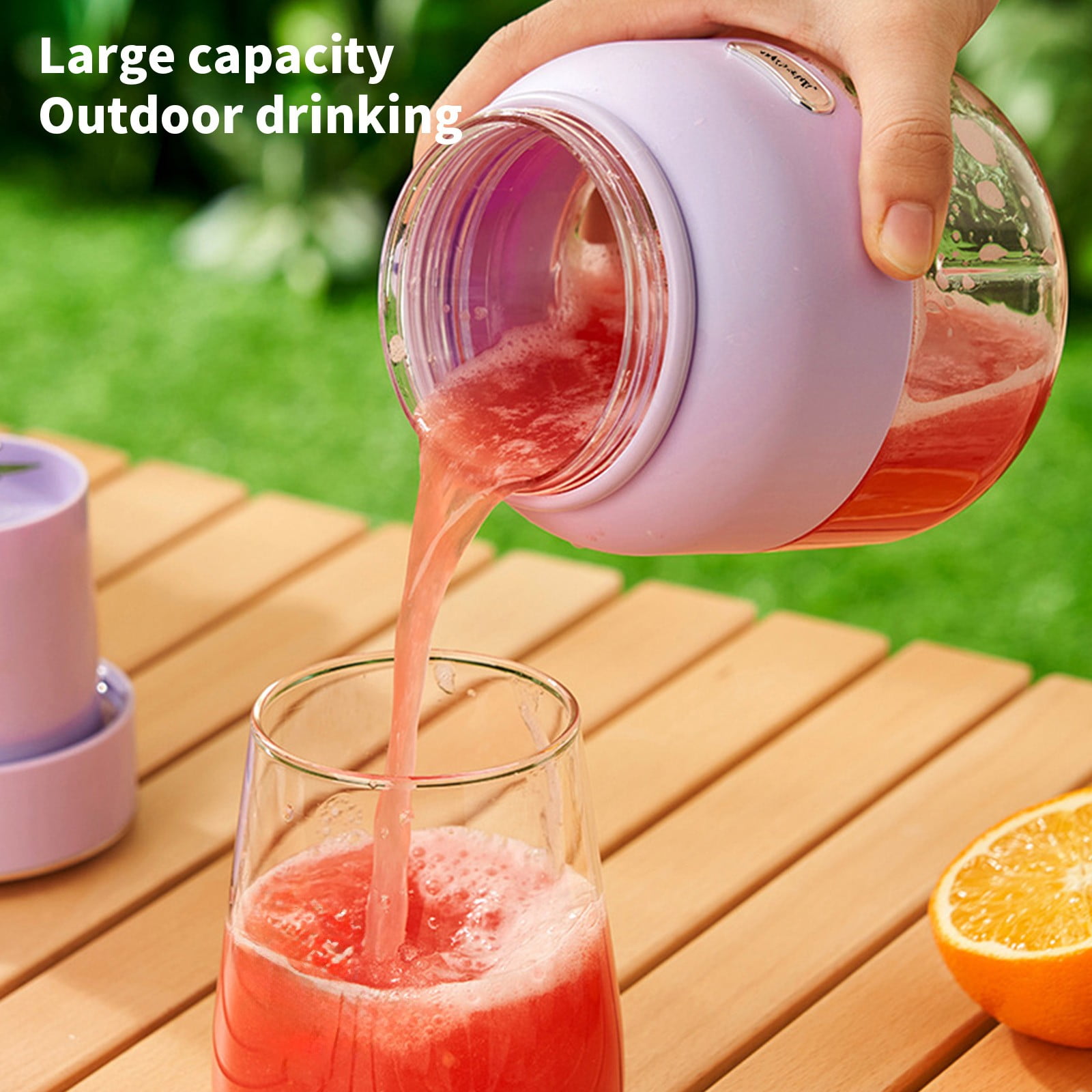 Mini Juicer Cup, Portable USB Fruit Juicer, 500ml Capacity, Easy to Clean, Ideal for Home, Office, Travel, Mixes Milkshakes, Smoothies, and Other Beverages