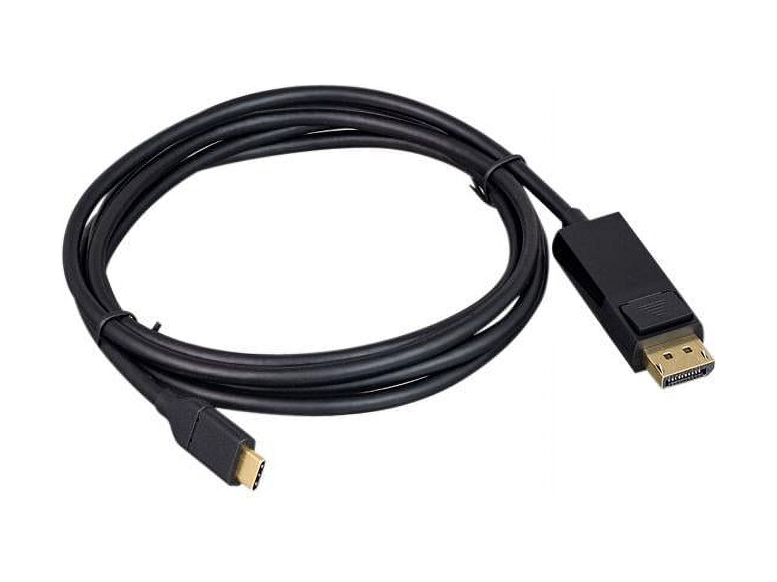 Nippon Labs USB 3.1 3 ft. USB-C to DisplayPort Cable 4K@60HZ, 3' Type C to DP Adapter Cable, Black