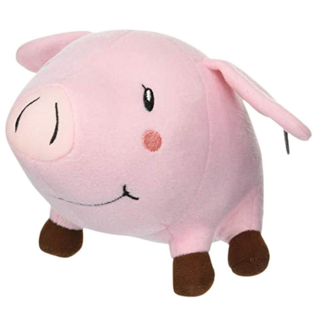 Dibujos Animados Los Siete Pecados Capitales Hawke Cerdo Rosa Juguete De Peluche Suave Animal Relleno Muñeca Regalos Para Niños Coleccionistas De Fans 20Cm Eigraketly FN006126-00