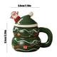 thumbnail image 3 of Adornos navideños, adornos navideños, regalos navideños, tazas navideñas, tazas de cerámica de gran capacidad, tazas de Papá Noel, regalos navideños, tazas navideñas de muñeco de nieve, taza de cerámi, 3 of 6