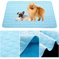 thumbnail image 4 of (28x40''/70x100cm, azul claro) Esteras de enfriamiento para perros Esteras de enfriamiento para mascotas Esteras para dormir para perros Enfriamiento para perros Enfriamiento para mascotas Estera, 4 of 5