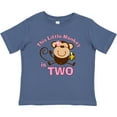 thumbnail image 3 of Inktastic Little Monkey Girl 2nd Birthday Girls Baby T-Shirt, 3 of 5
