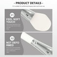 thumbnail image 3 of Shisuyan Brosse d'Application pour Masque Facial Blanche 7 Pcs 6.4x1.2 Po Silicone, 3 of 9