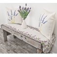 thumbnail image 4 of Elegant Lavender Flowers Cushion Case Pillow Cover with Zipper 2 Pack (18" x 18"), 4 of 4