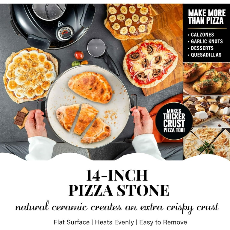 PIEZANO Crispy Crust Pizza Oven by Granitestone 14 Inch
