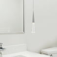 thumbnail image 3 of JoollySun Modern Mini 1 Light Pendant LED Crystal Hanging Ceiling Light in Polished Chrome, 3 of 8