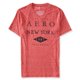 thumbnail image 2 of Aeropostale - Camiseta gráfica para hombre con cuello en V de Nueva York, rojo, mediano Aeropostale Camiseta gráfica, 2 of 2